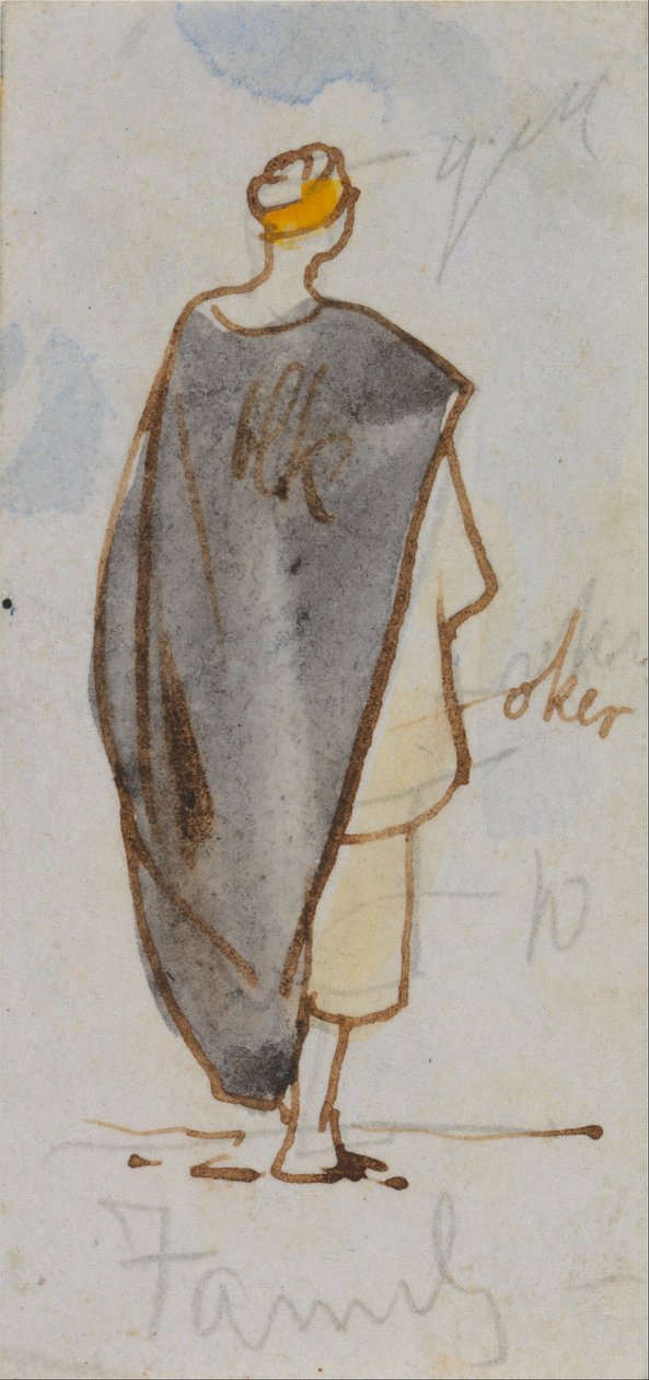 Egyptisk mann av Edward Lear