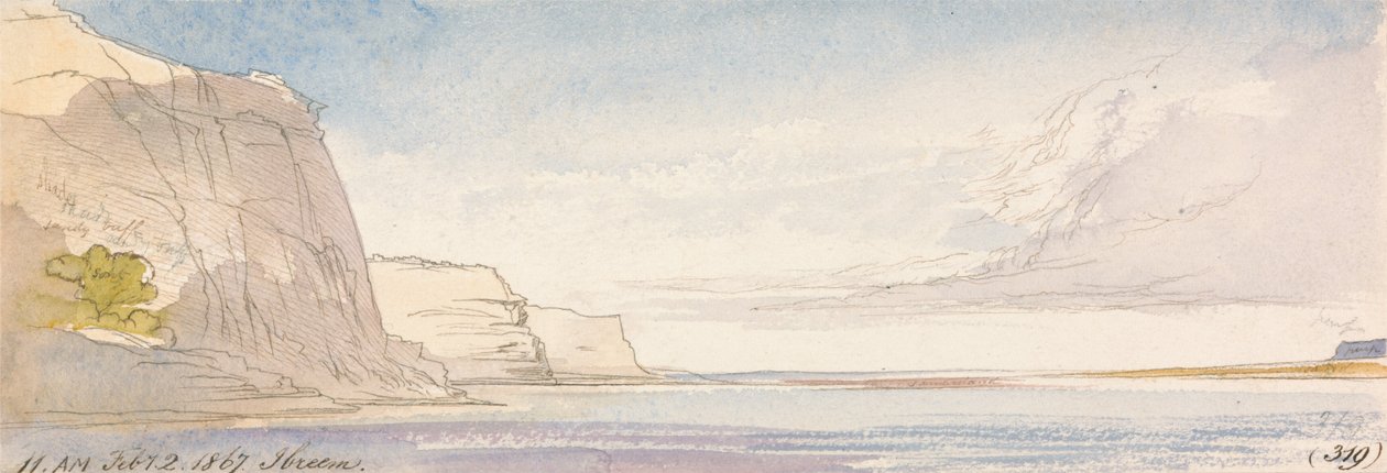 Ibreem, kl. 11.00 2. februar 1867 (319) av Edward Lear