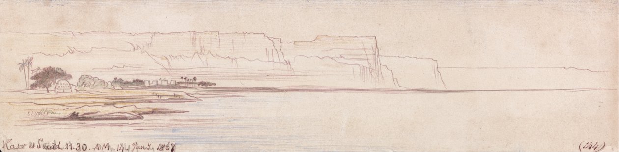 Kasr es Saiad av Edward Lear
