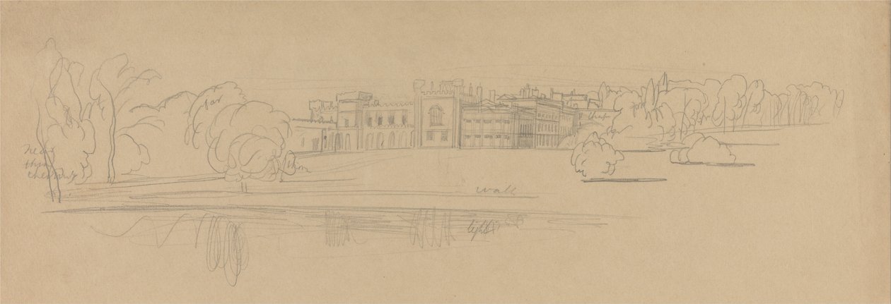 Knowsley Hall av Edward Lear