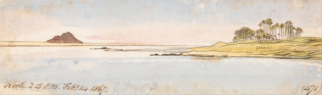 Kort av Edward Lear