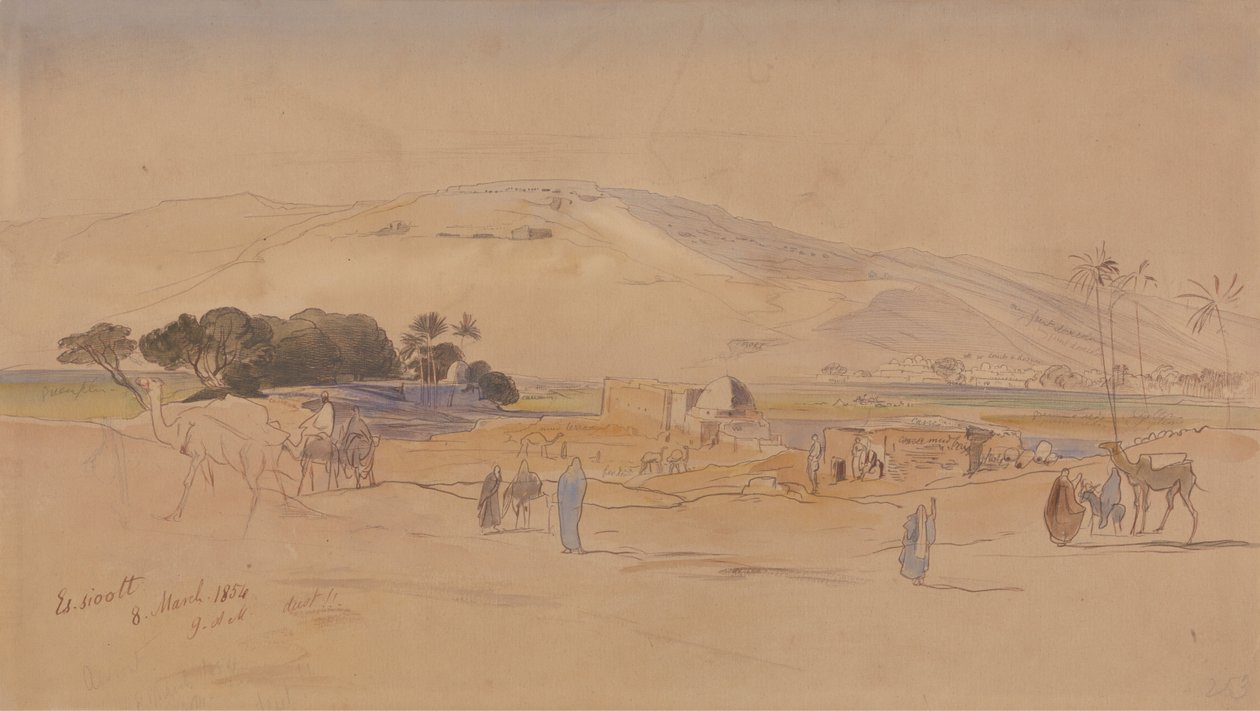 Oasis Village av Edward Lear