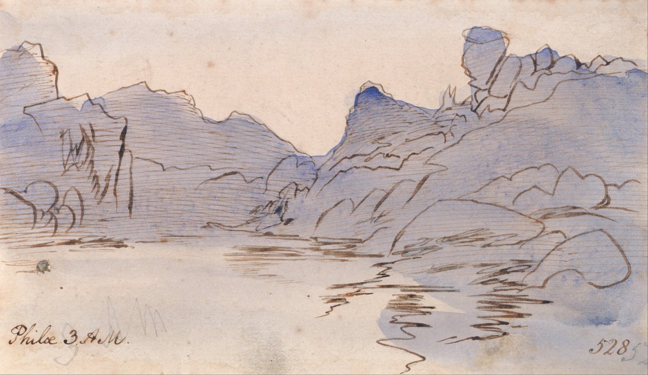 Philae av Edward Lear
