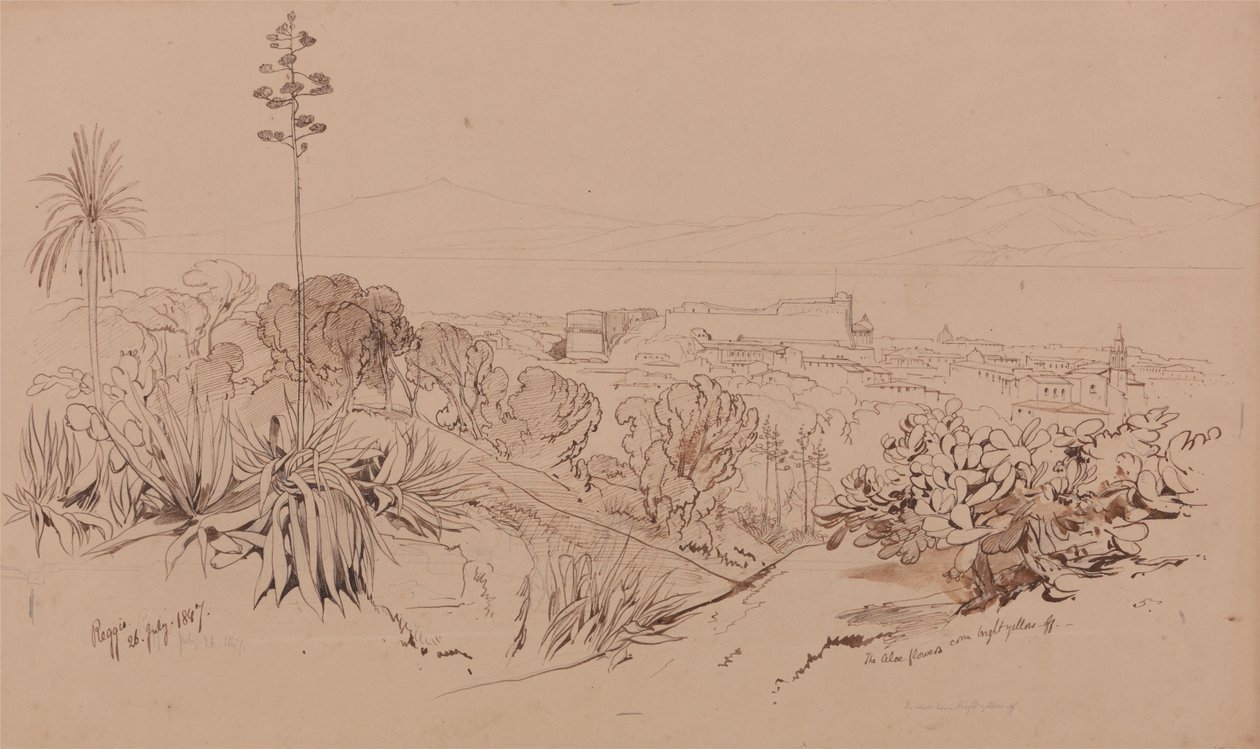 Reggio, 26. juli 1847 av Edward Lear