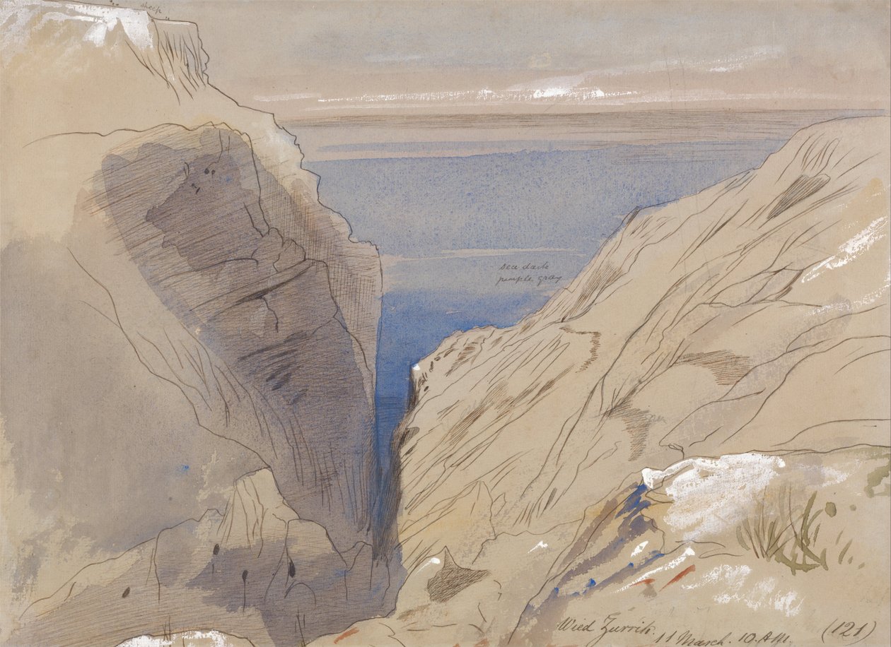 Wied Zurrik (Malta) av Edward Lear