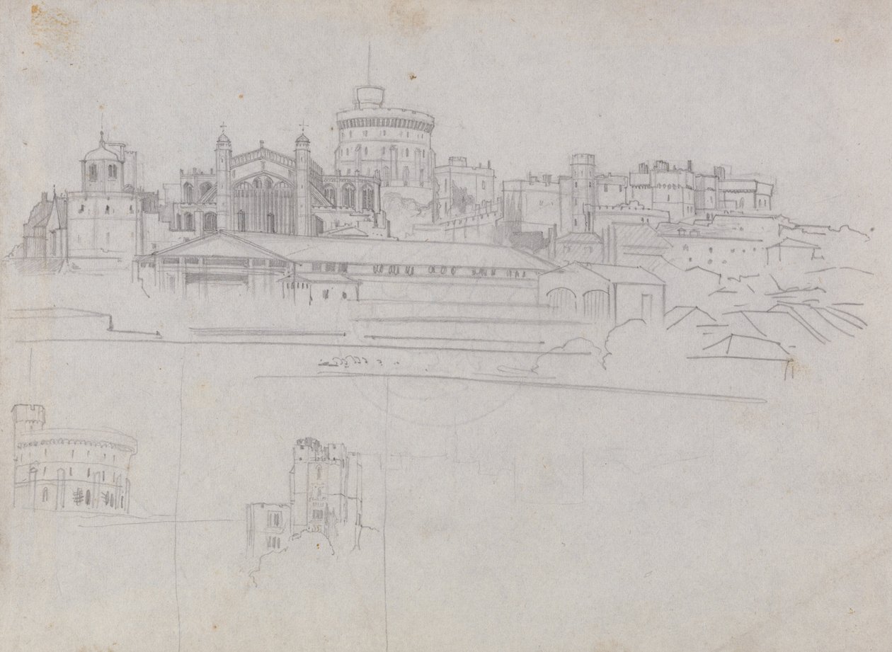 Windsor slott av Edward Lear