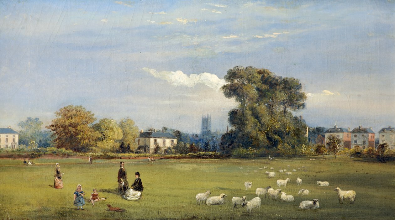 Spa Grounds, Gloucester, ca. 1875 av Edward Smith