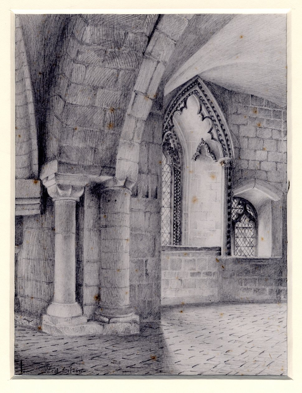 Gloucester katedral, 1900 av Edward Adrian Wilson