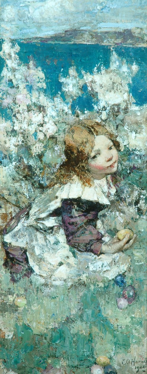Barn om våren av Edward Atkinson Hornel