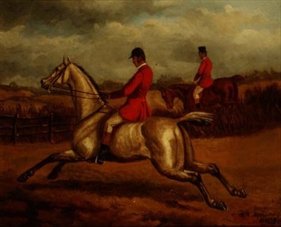 The Huntsman (olje på lerret) av Edward Benjamin Herberte