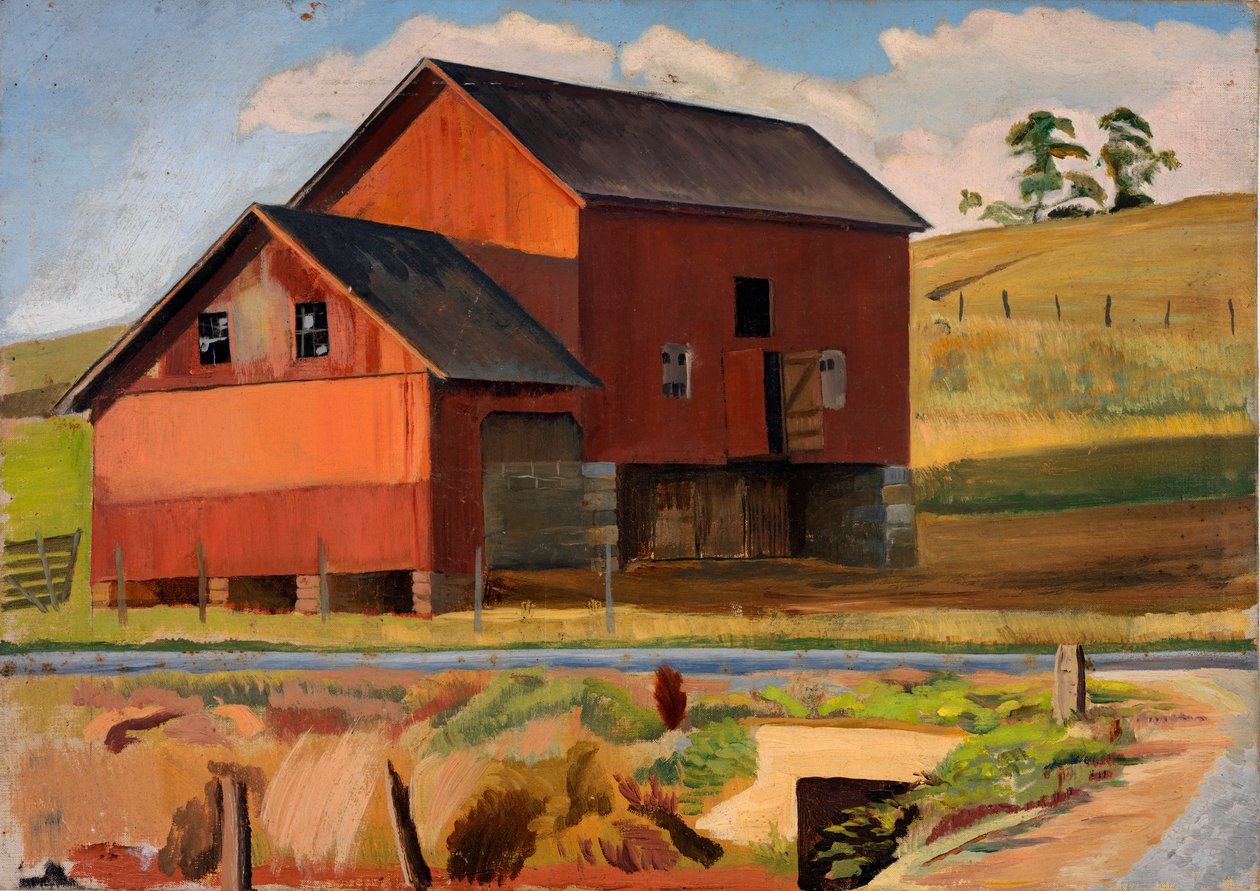 Bluemont Farm, ca. 1932-1937. av Edward Bruce