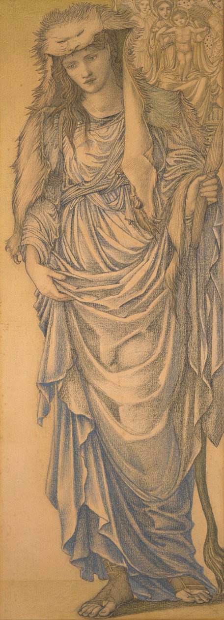 The Tiburtine Sibyl av Edward Burne Jones