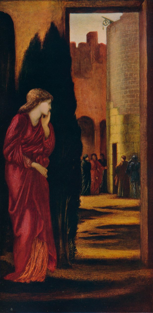 Danaë og det frekke tårnet, 1872. av Edward Burne Jones