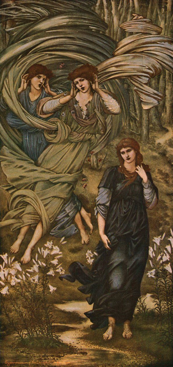 Sponsa De Libano, 1891, c1930. av Edward Burne Jones