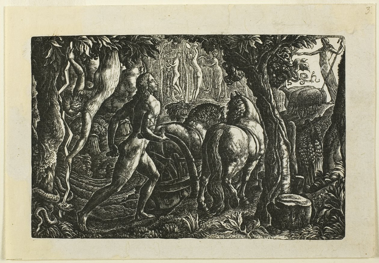 Plogmannen av Edward Calvert