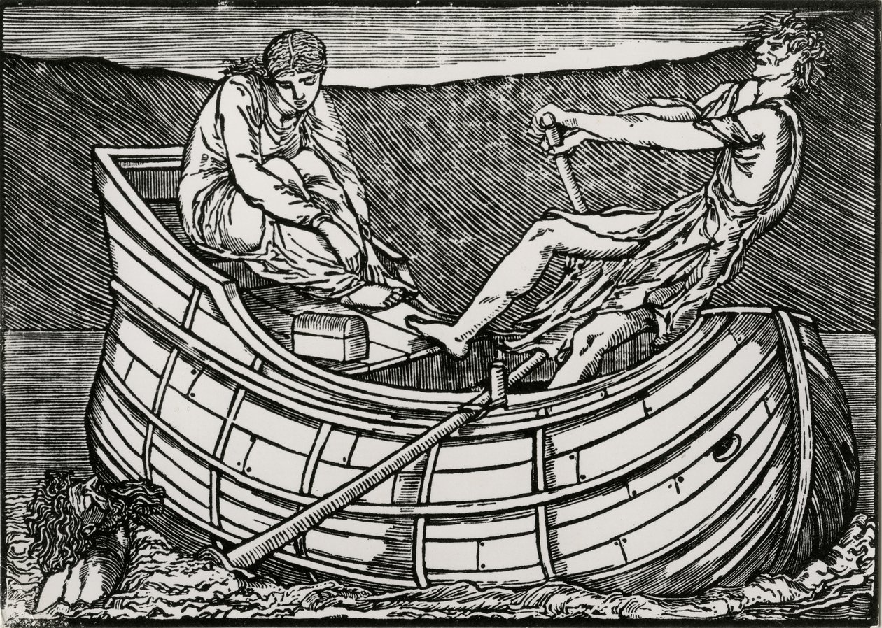 Hodet reiser seg av Edward Coley (after) Burne Jones