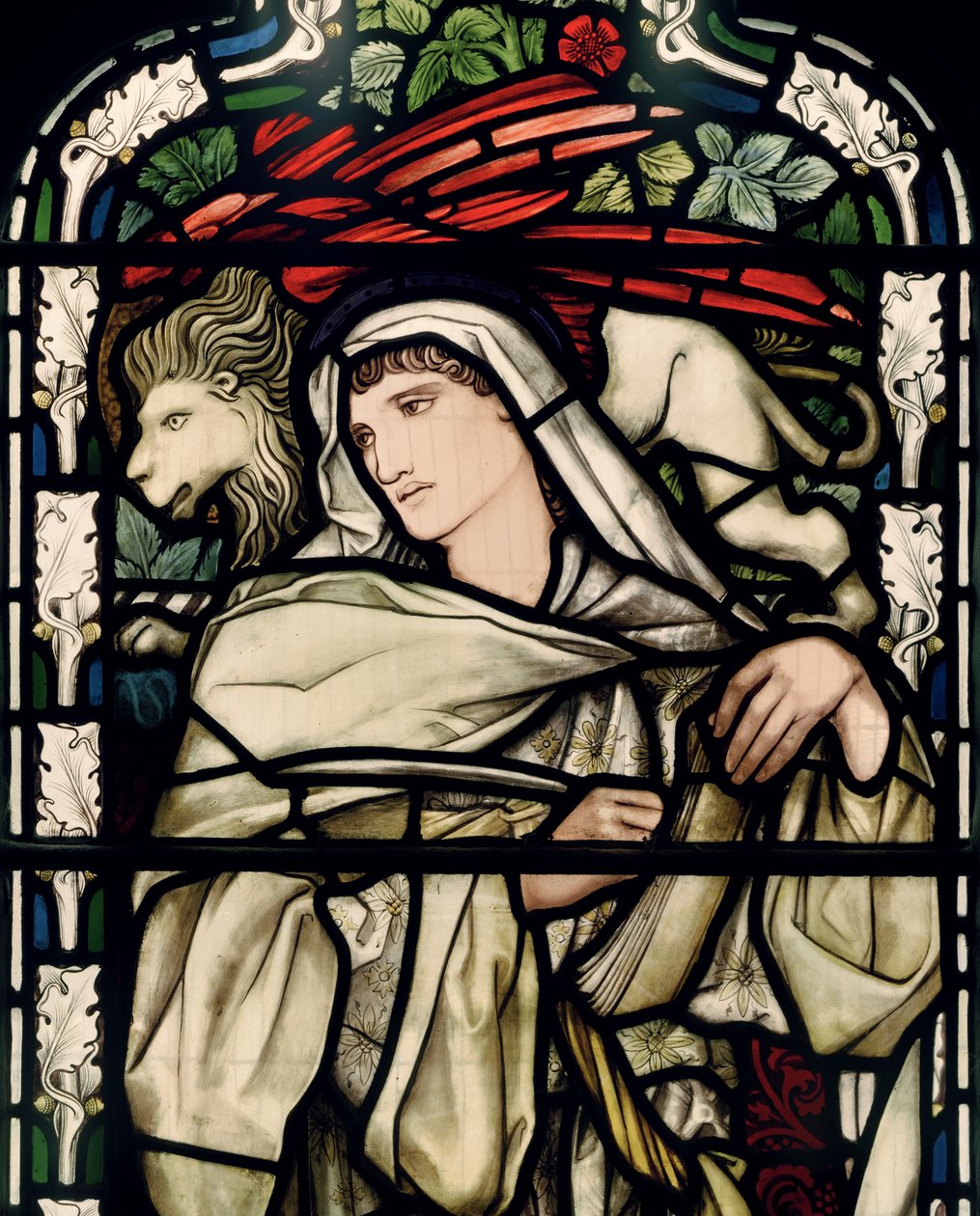 St. Mark, 1876 (farget glass) av Edward Burne Jones