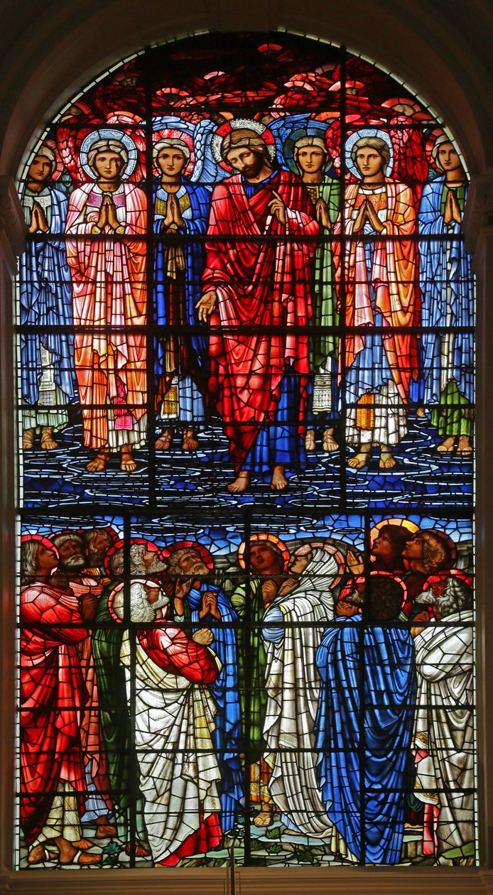 The Ascension, 1885-1897 (farget glass) av Edward Burne Jones