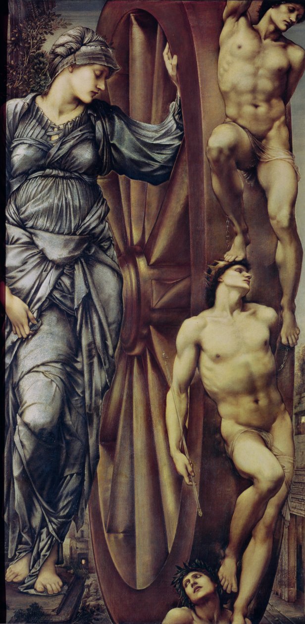 Lykkehjulet av Edward Burne Jones