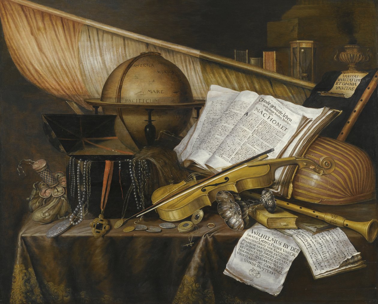 Vanity Still Life, 1632 av Edward Collier