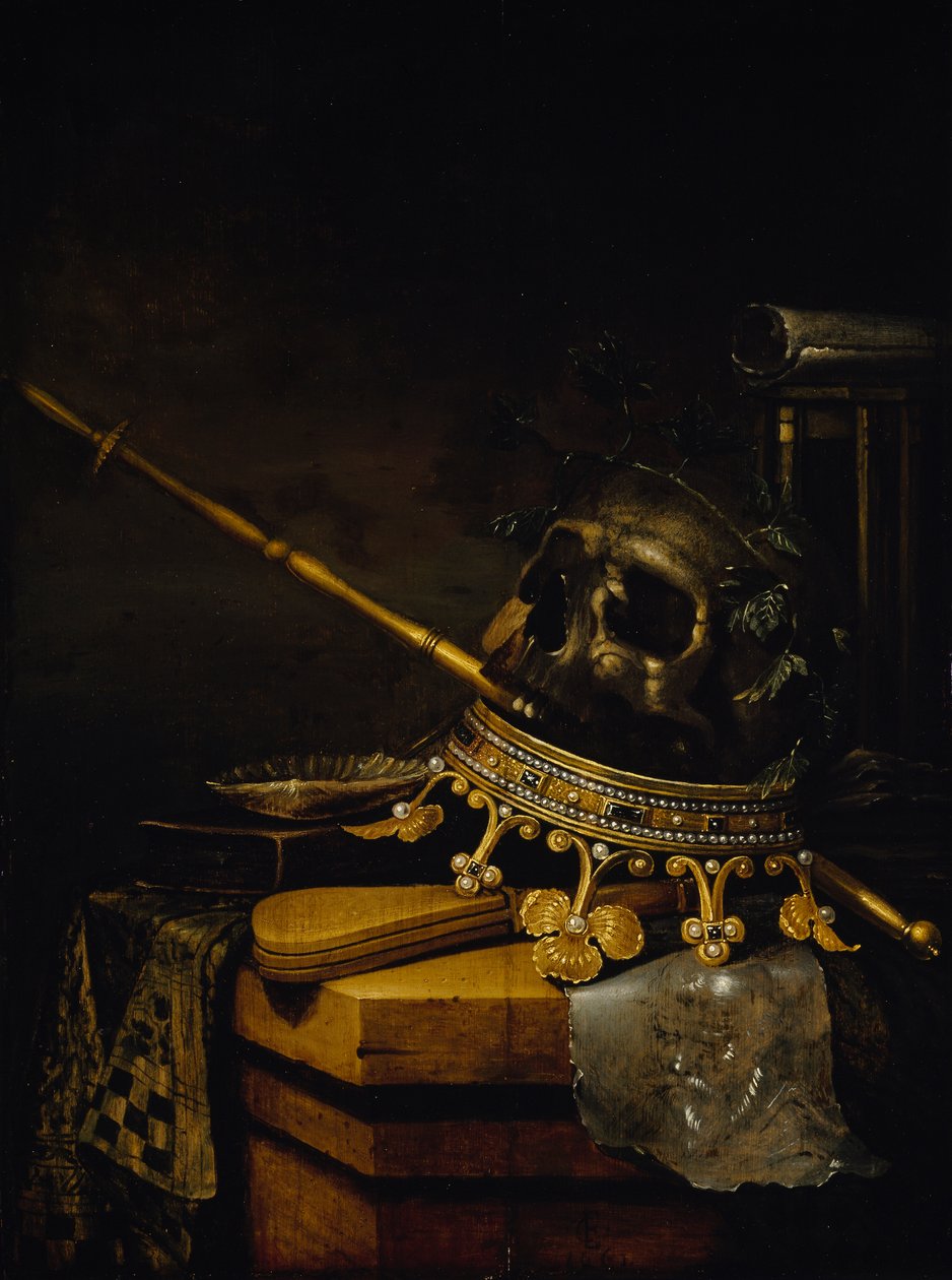 Vanity Still Life, 1661 av Edward Collier