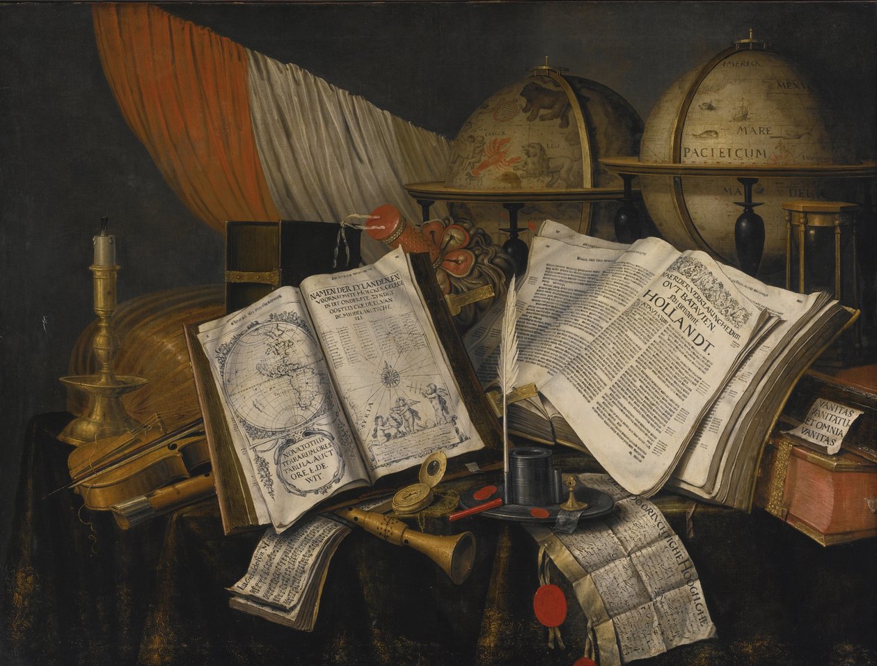 Vanity Still Life, 1662 av Edward Collier