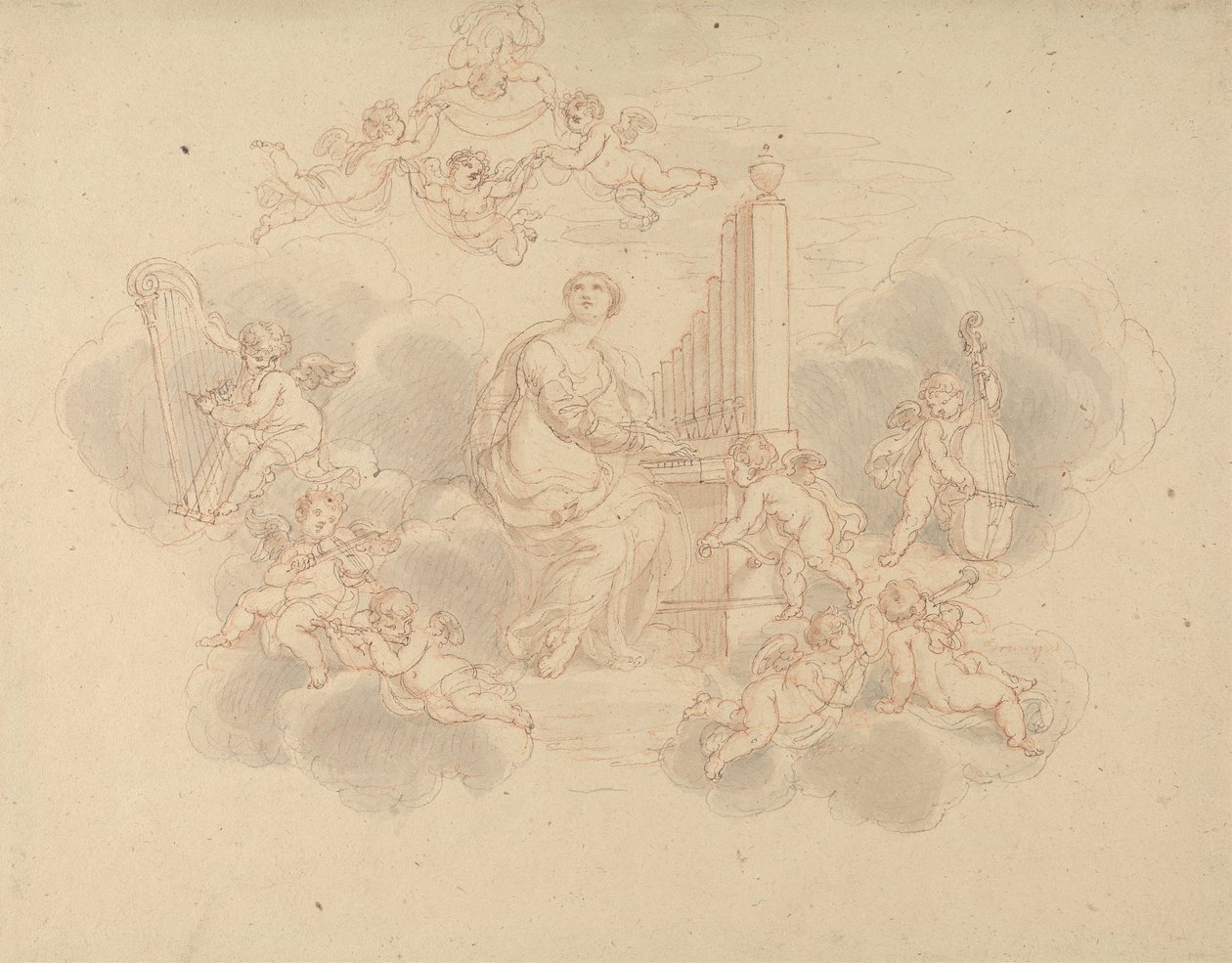 Det himmelske orkester av Edward Francis Burney