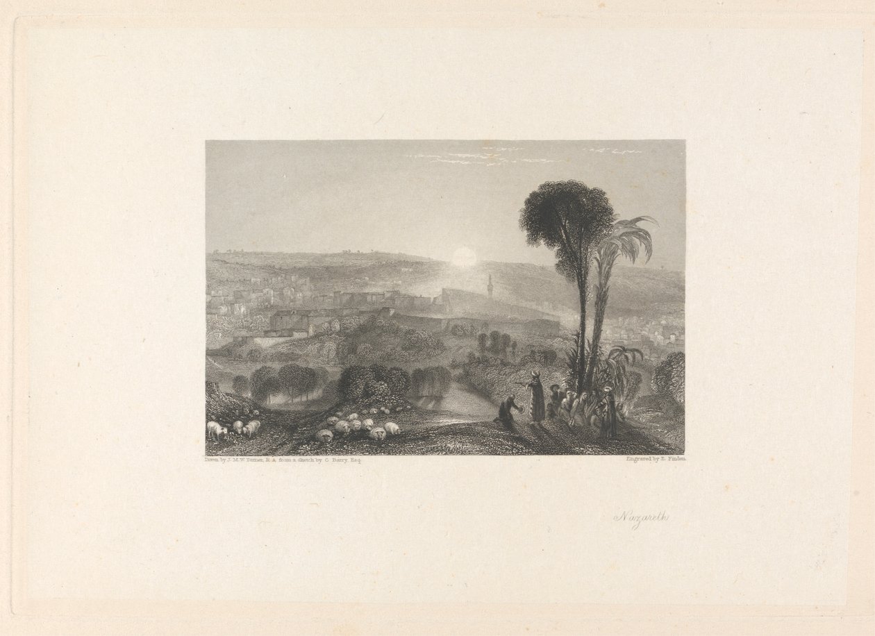 Nasaret av Edward Francis Finden