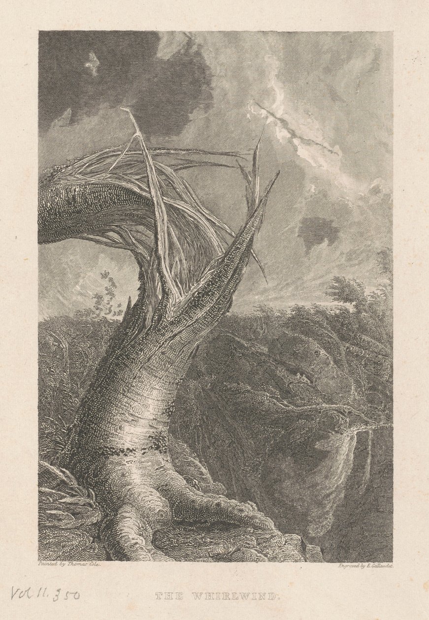 Virvelvinden av Edward Gallaudet, after Thomas Cole