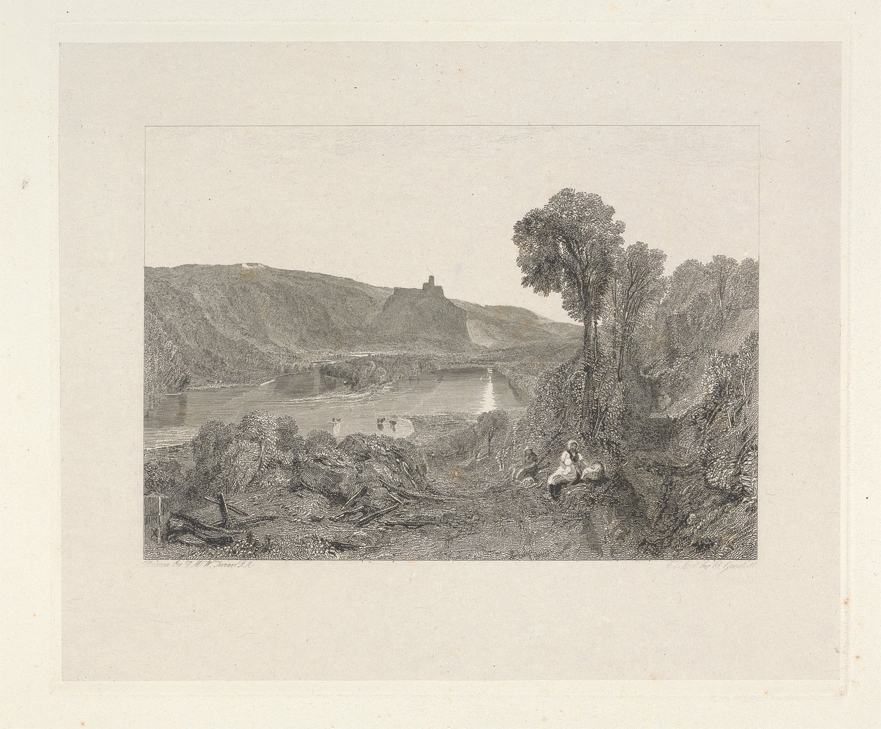 Prudoe Castle, Northumberland av Edward Goodall