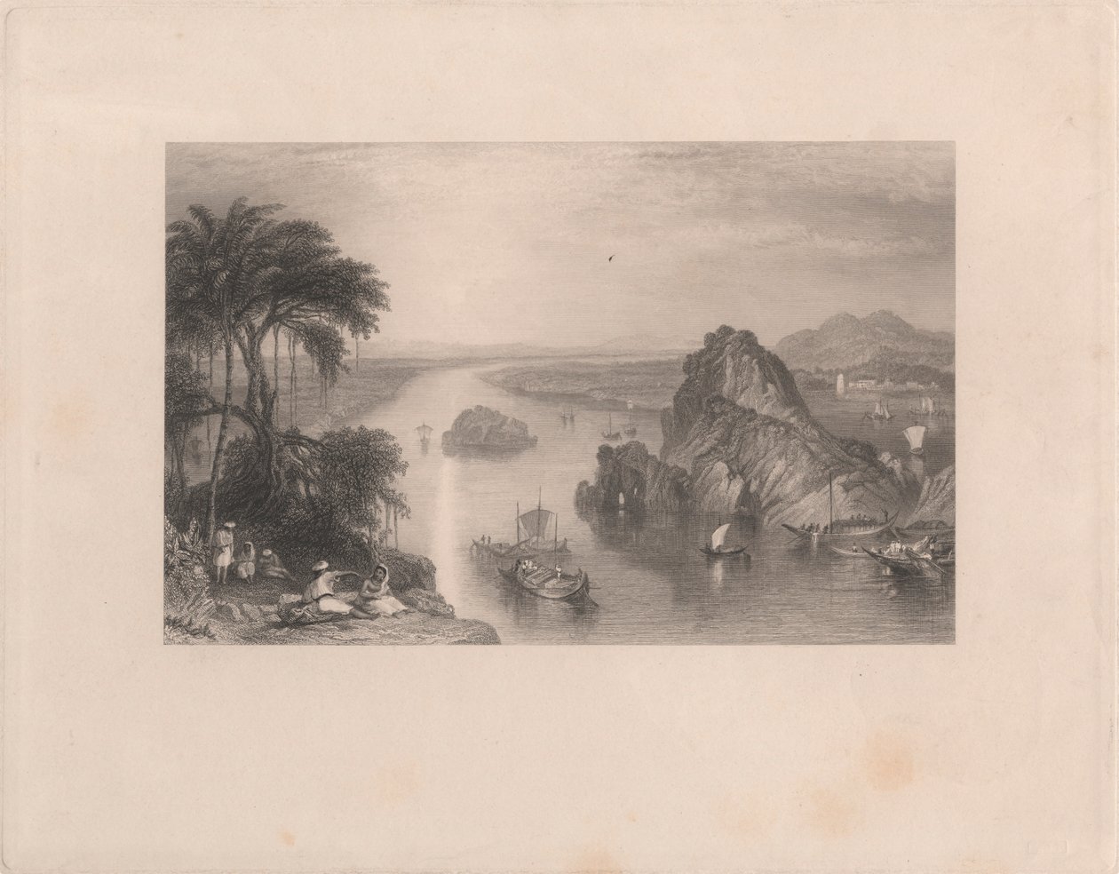Steiner ved Colgong på Ganges av Edward Goodall