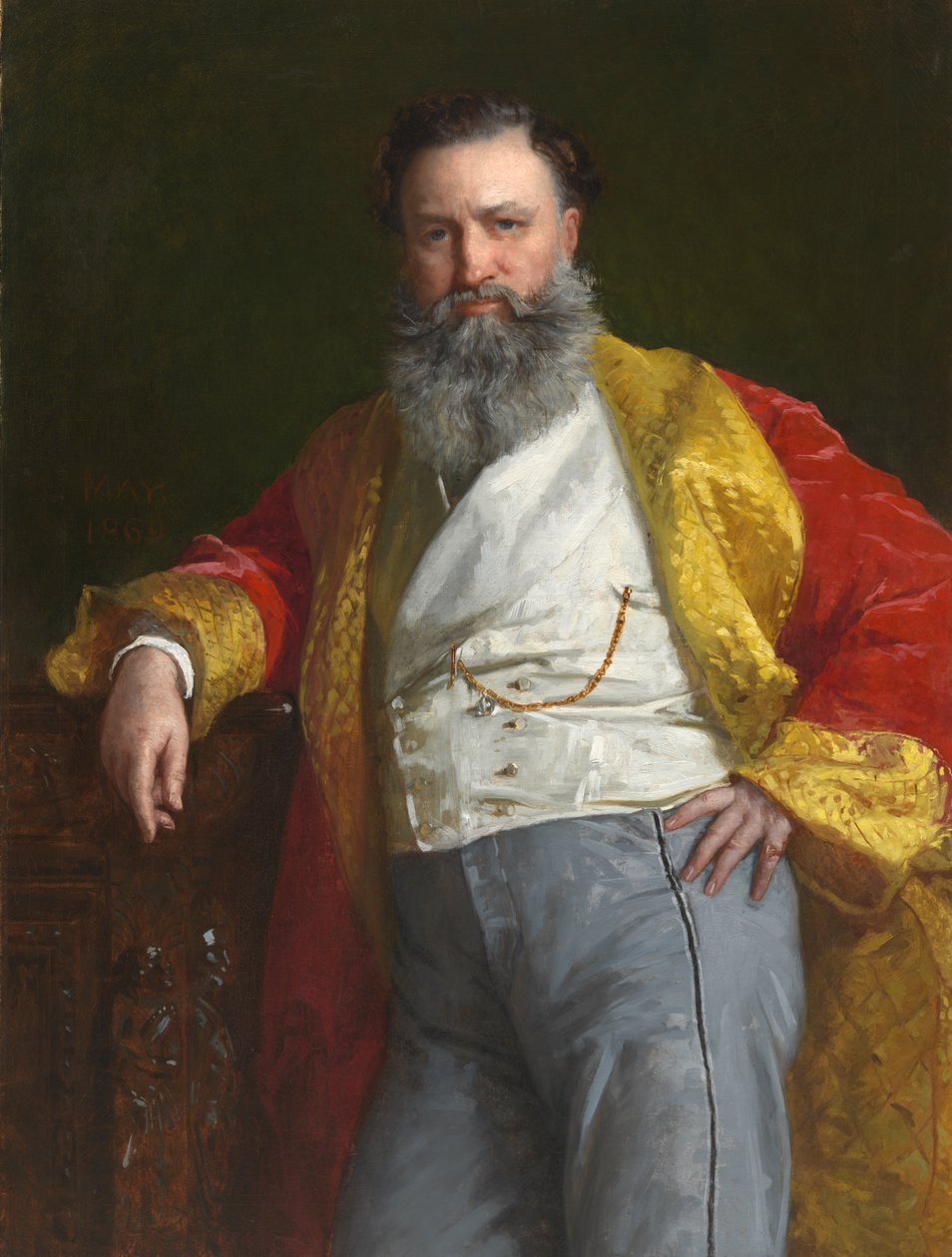 Isaac Merrit Singer, 1869. av Edward Harrison May