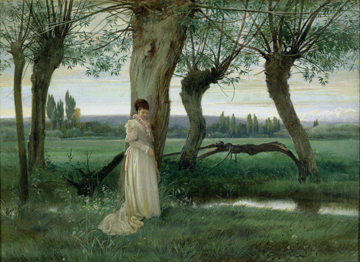 At The Brook, 1874 av Edward Henry Fahey