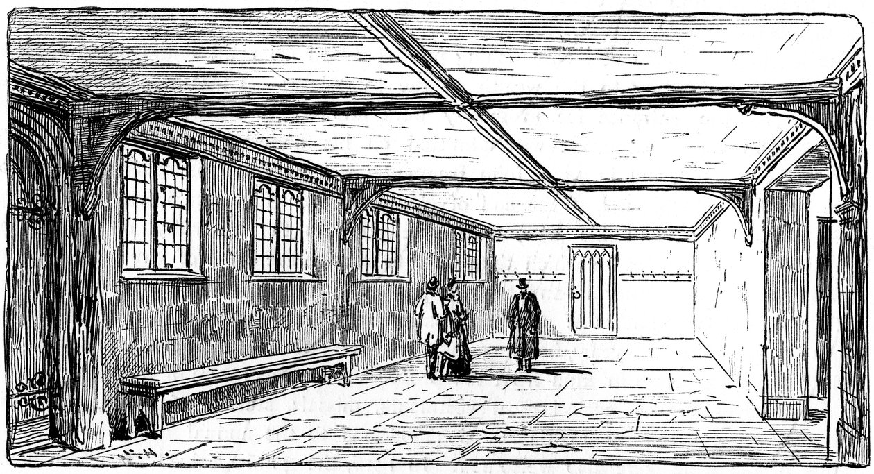 The Guildhall, Stratford-upon-Avon, Warwickshire, 1885. av Edward Hull