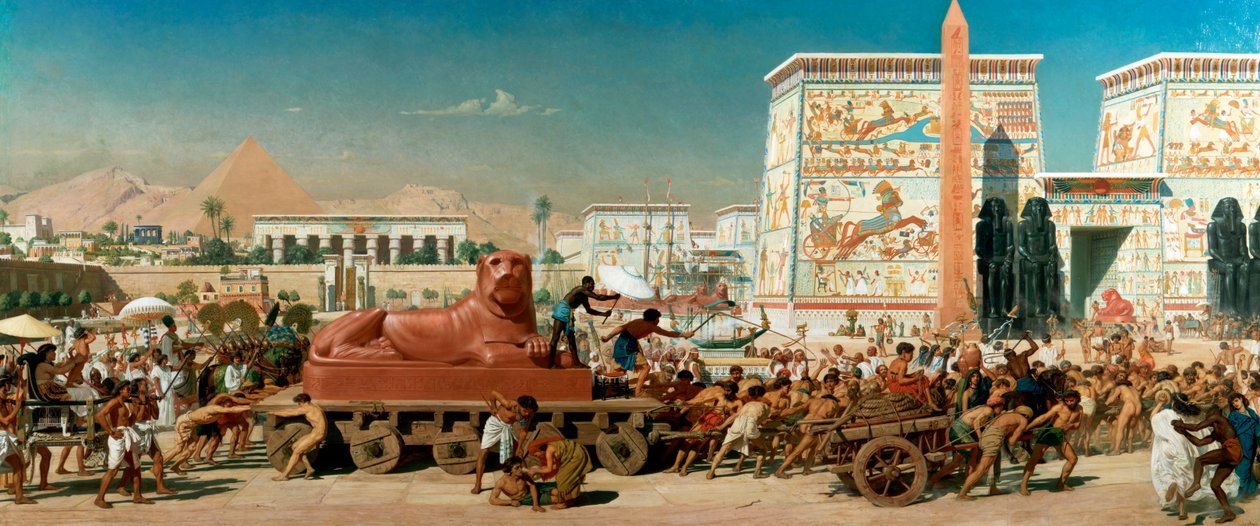'Israel i Egypt', 1867 av Edward John Poynter