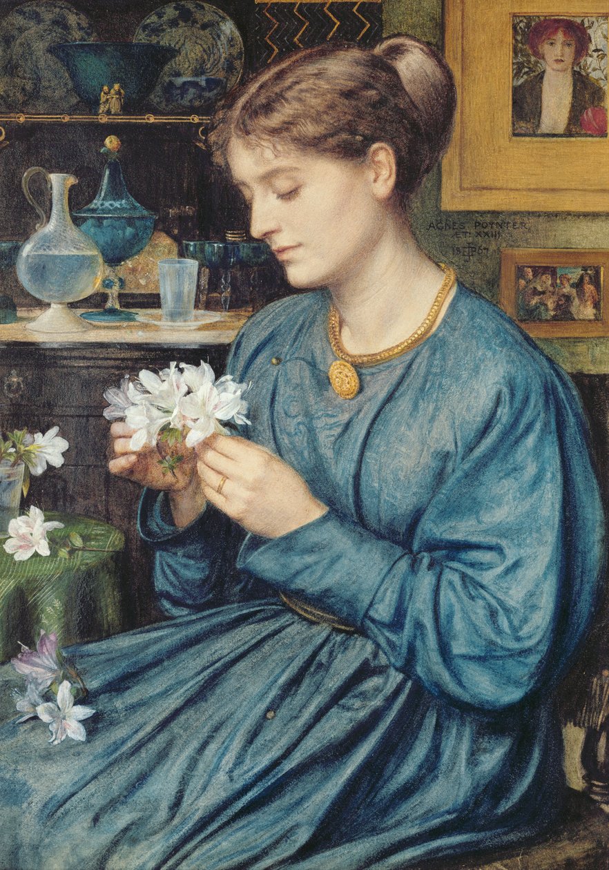 Portrett av Agnes Poynter, 1867 av Edward John Poynter