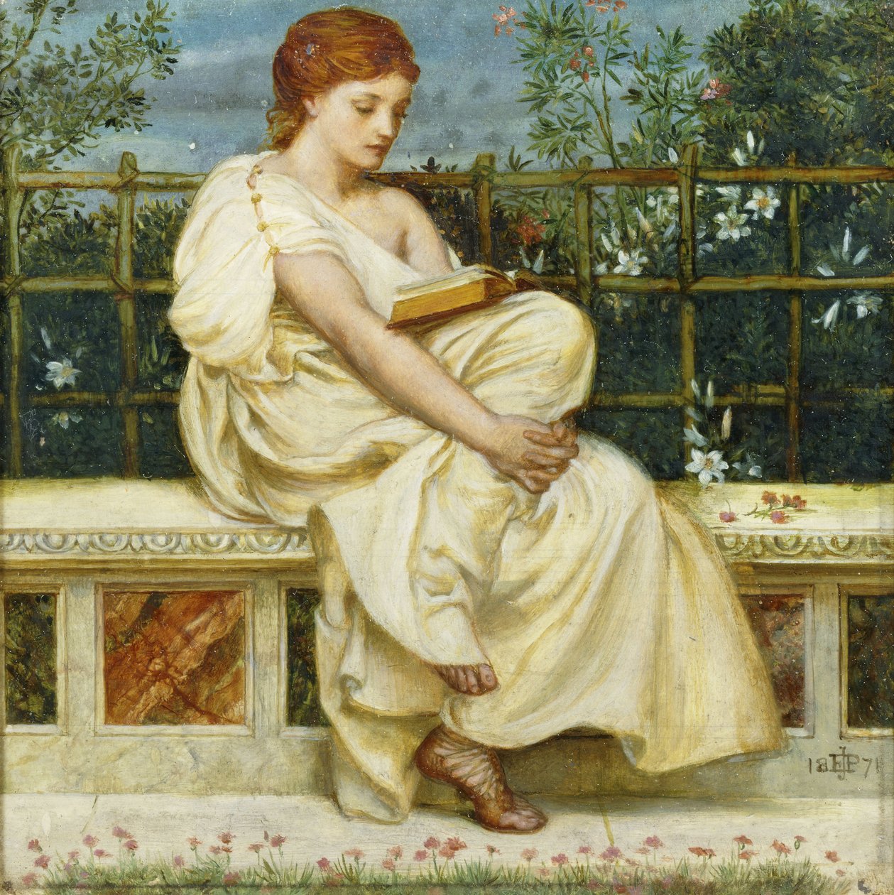 Reading, 1871 av Edward John Poynter