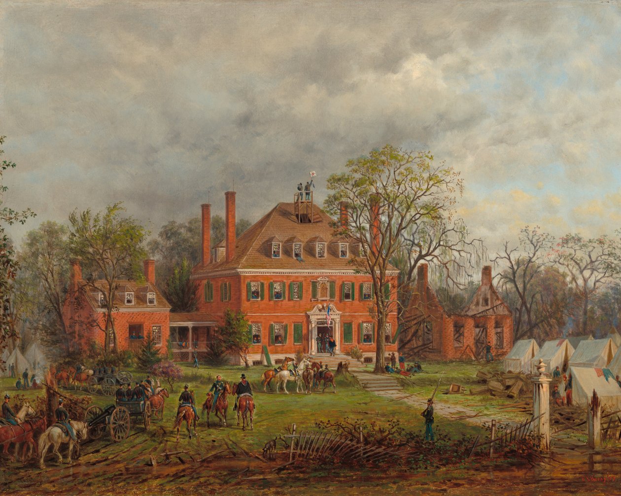 Det gamle Westover-huset, 1869. av Edward Lamson Henry