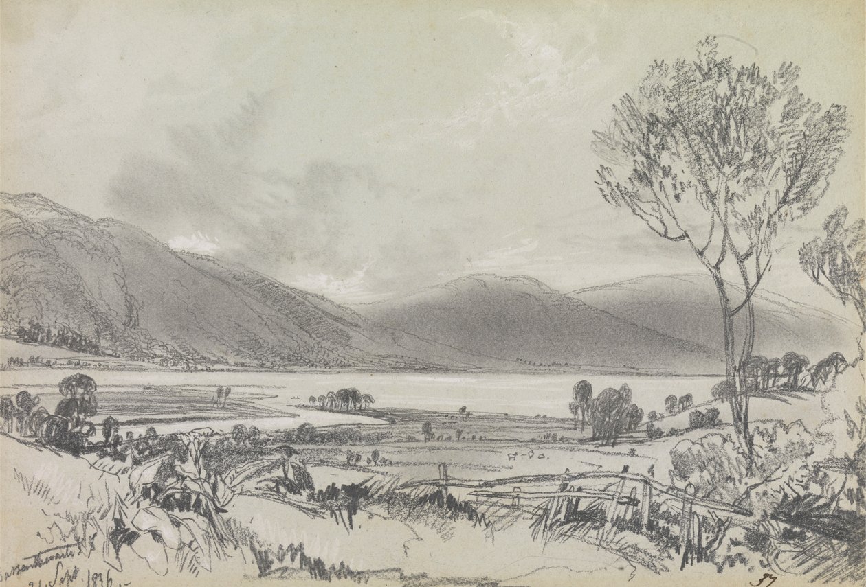 Bassenthwaite av Edward Lear