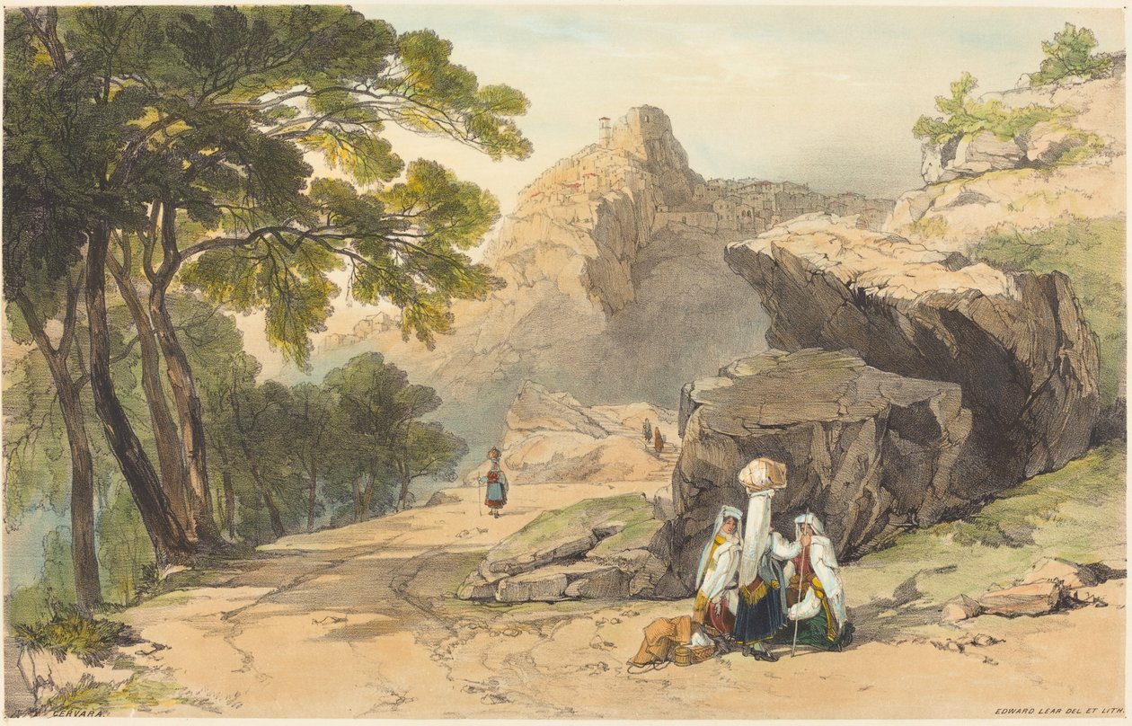 Cervara av Edward Lear