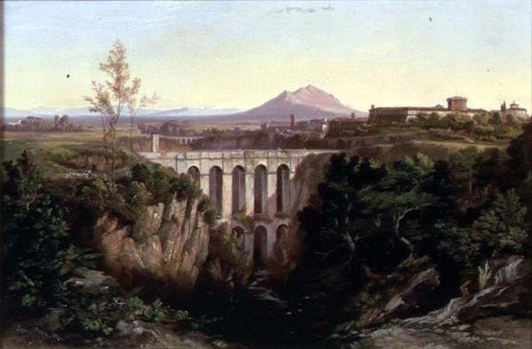 Civita Castellana av Edward Lear