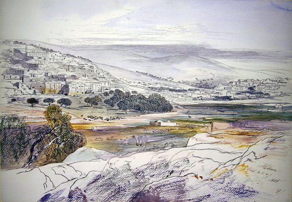Hebron av Edward Lear