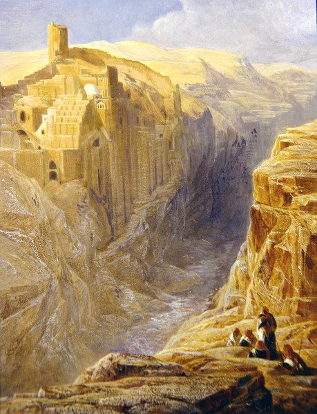 Mar Saba av Edward Lear