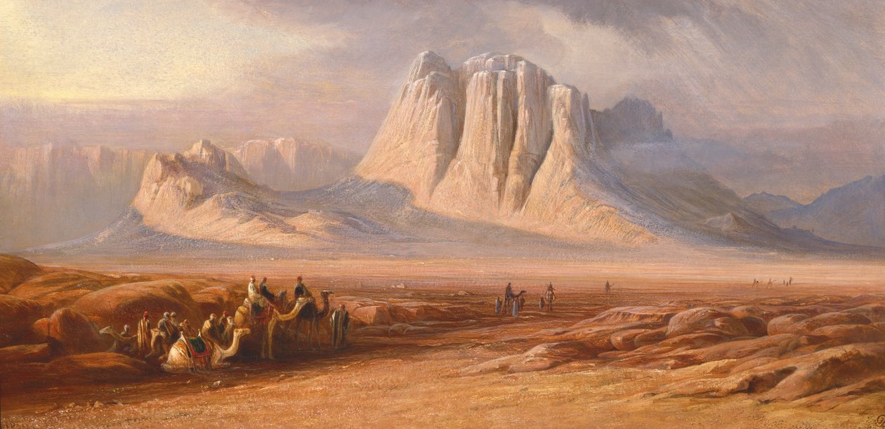 Sinai av Edward Lear