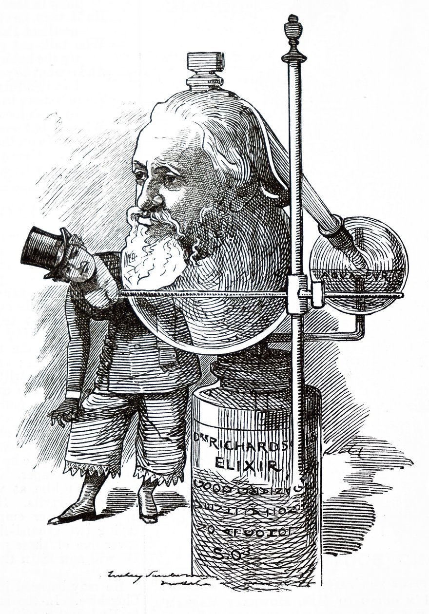 Benjamin Ward Richardson. av Edward Linley Sambourne
