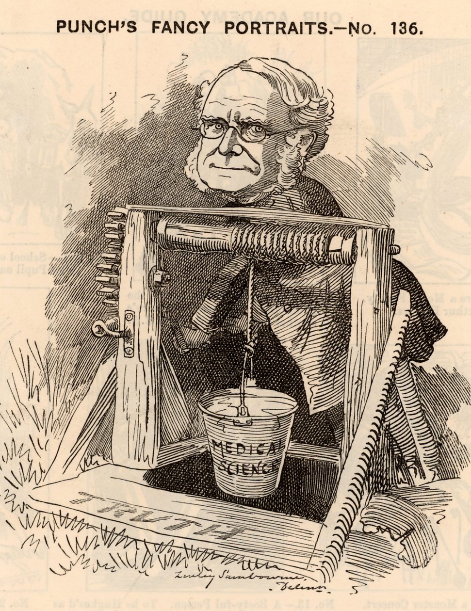 Thomas Spencer Wells (1818-1897) av Edward Linley Sambourne