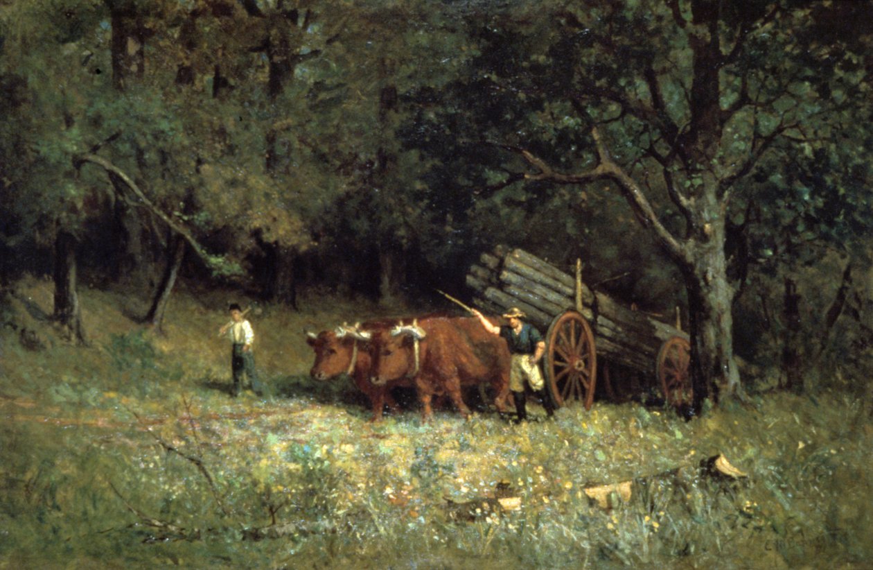 Driving Home the Cows, 1881. av Edward Mitchell Bannister