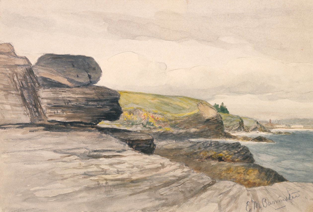 Newport Scene, ca. 1880-1889. av Edward Mitchell Bannister