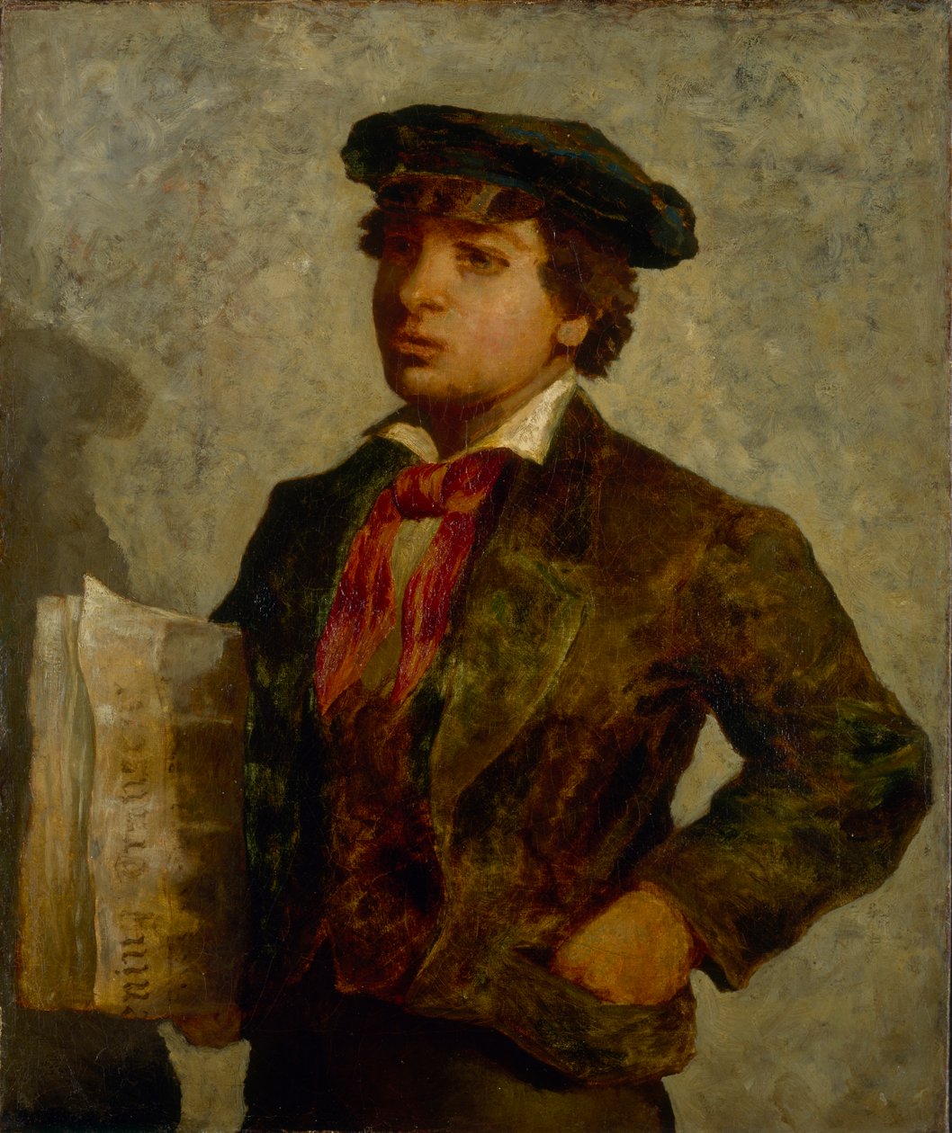 Avisgutt, 1869. av Edward Mitchell Bannister