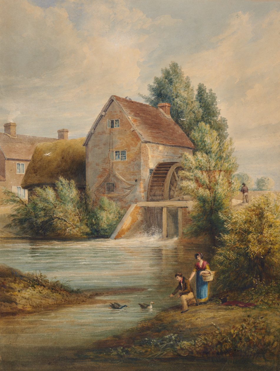 En vannmølle i Warwickshire av Edward Pretty